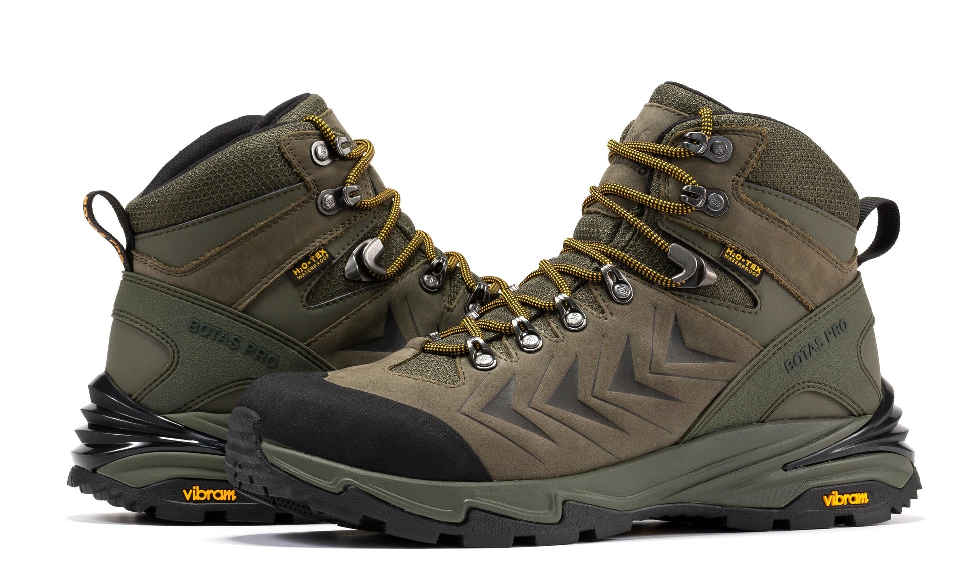 Botas Pro Olive 6 Inch Waterproof Hiking Boots with VIBRAM® Traction Lug Outsole  BP22123 Rock Rooster Footwear Inc