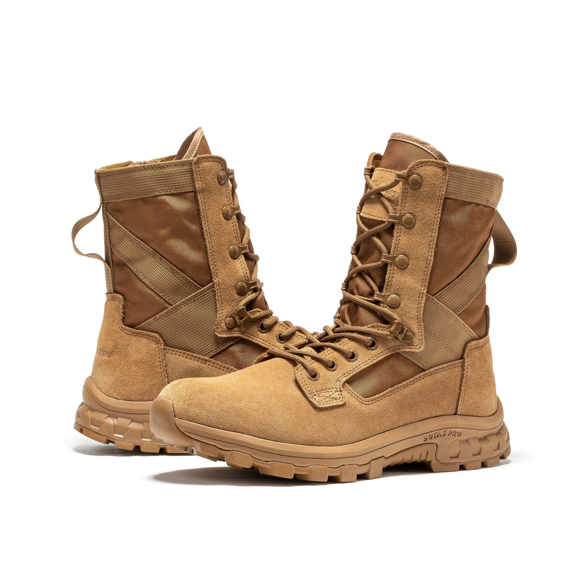 Botas Pro Sand Men's 8 inch Side Zipper Military Tactical Boots BP401 Rock Rooster Footwear Inc