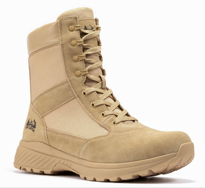 Botas Pro Sand Men's 8 inch Side Zipper Military Tactical Boots BP701 Rock Rooster Footwear Inc