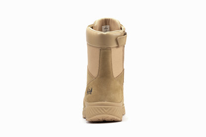 Botas Pro Sand Men's 8 inch Side Zipper Military Tactical Boots BP701 Rock Rooster Footwear Inc