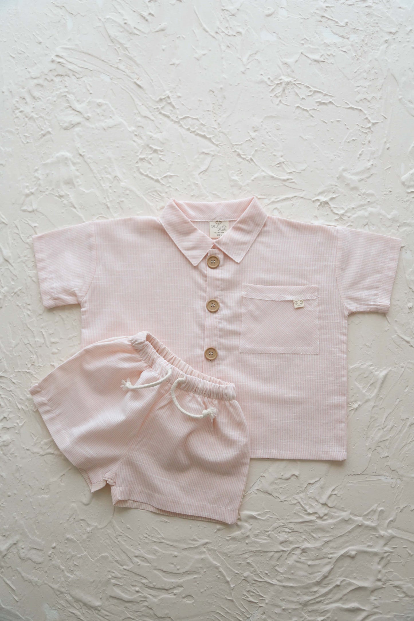 Boy Shirt-Short Set Honey and Hive