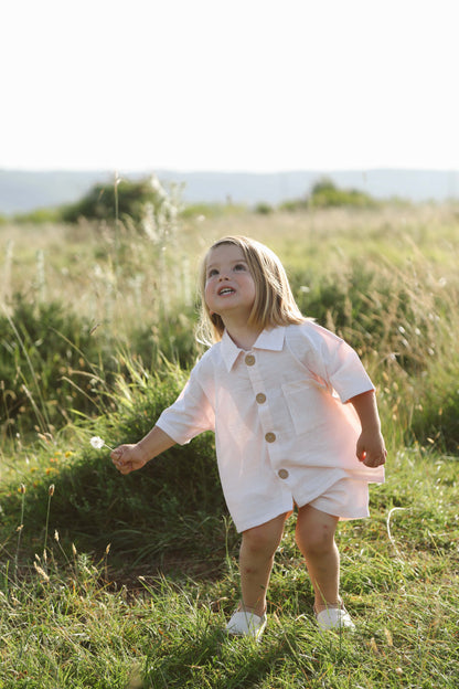 Boy Shirt-Short Set Honey and Hive
