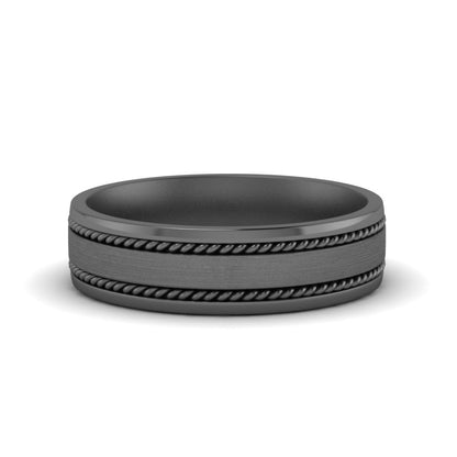 Braided Mens Wedding Ring Fascinating Diamonds