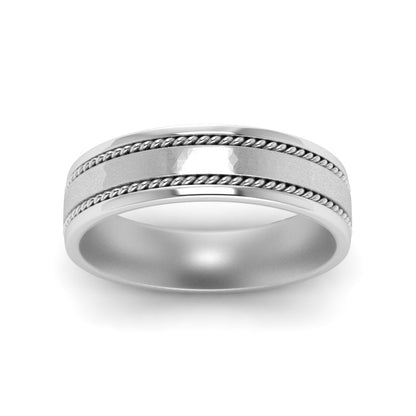 Braided Mens Wedding Ring Fascinating Diamonds