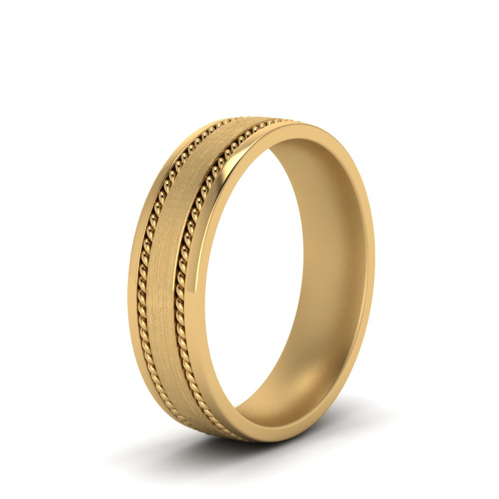 Braided Mens Wedding Ring Fascinating Diamonds