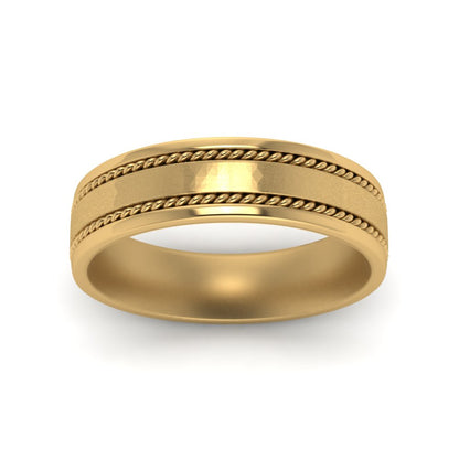 Braided Mens Wedding Ring Fascinating Diamonds
