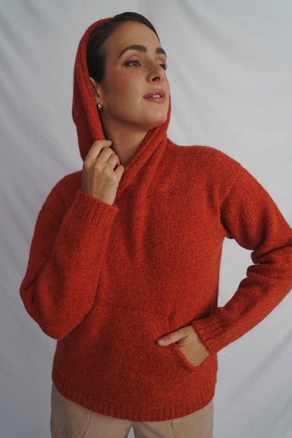 Briana Alpaca Hoodie Pullover Purely Alpaca