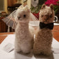 Bride and Groom Alpacadorable Hand Made Baby Alpaca Ornaments Alpaca Wedding Cake Topper Purely Alpaca