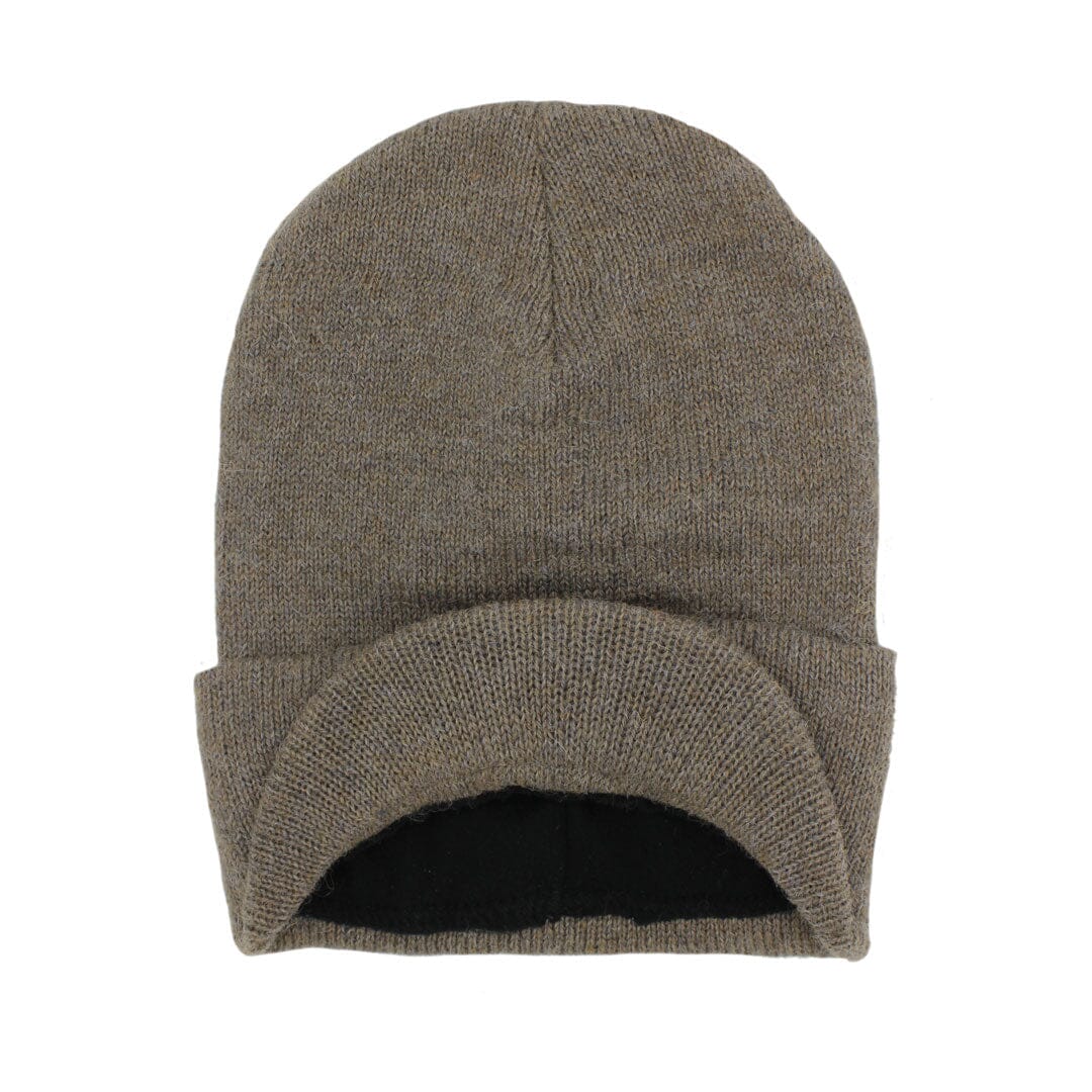 Brimmed Alpaca Knit Radar Mash Hat Purely Alpaca