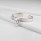 Briolette - Moonstone Horse Bit Cuff Bracelet in Silver Urban-Equestrian