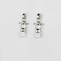 Briolette - Moonstone Horse Bit Equestrian Earring in Silver Urban-Equestrian