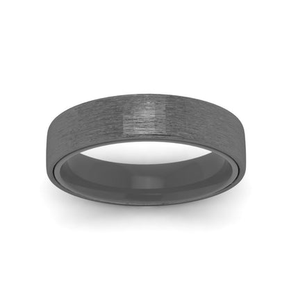 Brushed 2 Tone Mens Wedding Ring Fascinating Diamonds