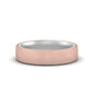 Brushed 2 Tone Mens Wedding Ring Fascinating Diamonds