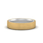 Brushed 2 Tone Mens Wedding Ring Fascinating Diamonds