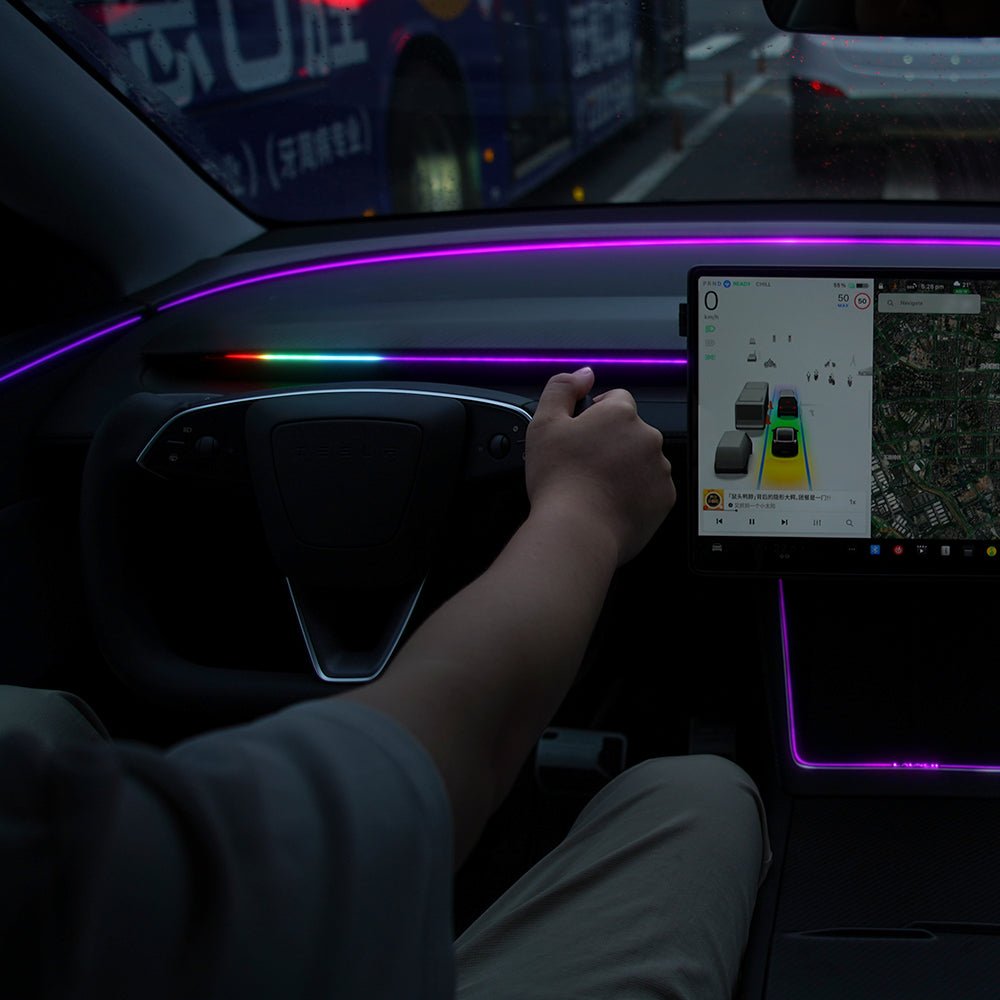 TESERY NeuroLight丨Model 3/Y Dashboard RGB Lights with Integrated BSD System Tesery Official Store