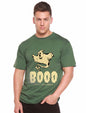 Happy Halloween Graphic Men's Bamboo Viscose/Organic Cotton Short Sleeve T-Shirt Spun Bamboo