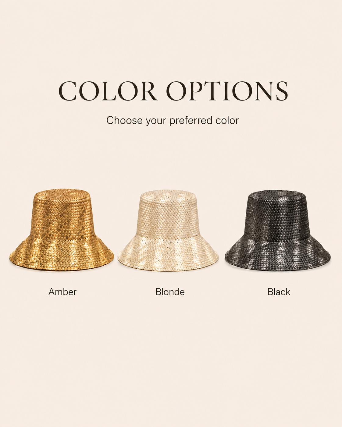 Woven Bucket Hat Village Thrive