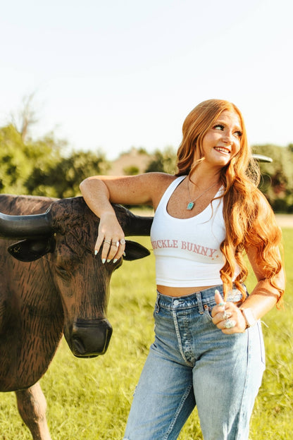 Buckle Bunny Cropped Tank Top Wild Junkie