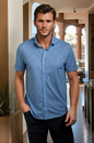 Bastille Check Short Sleeve Tech Shirt Buki