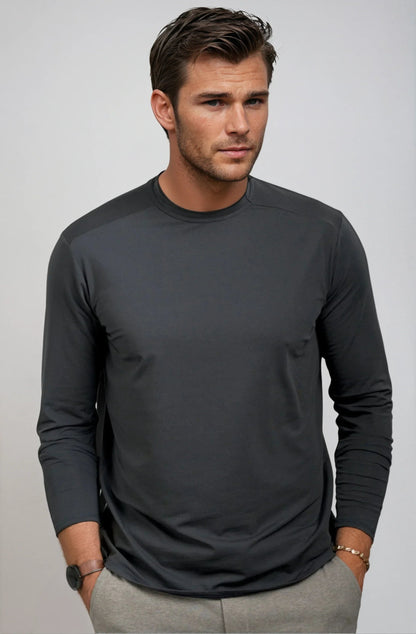 Buki Cinqo Long Sleeve Tech Tee - Blue Night Buki
