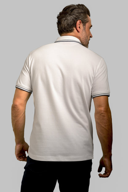 Happy Polo Shirt - White Buki