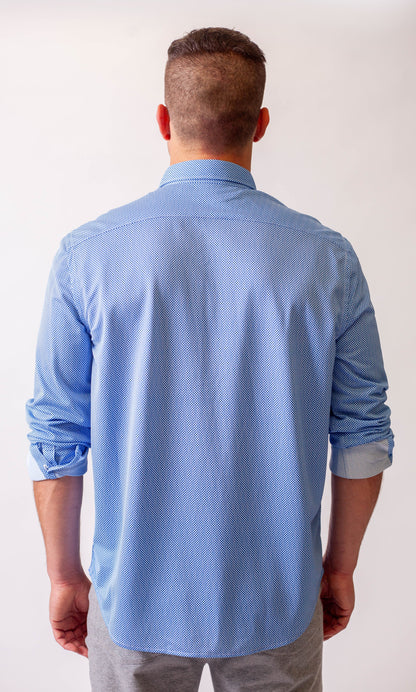Studio Dot Dress Shirt 2-Pack -Royal Blue/Teal Buki