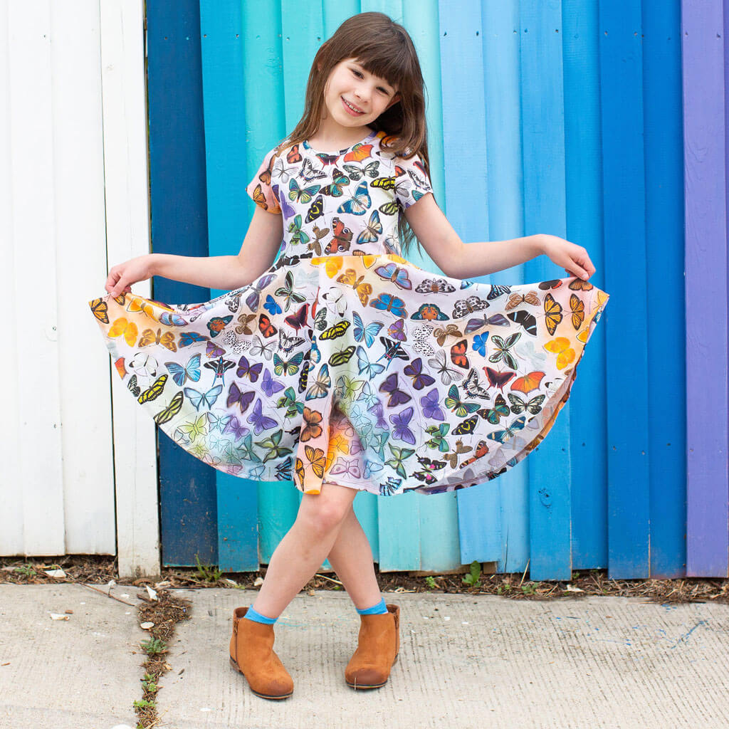 Butterfly Evolution Super Twirler Dress with Pockets Princess Awesome & Boy Wonder