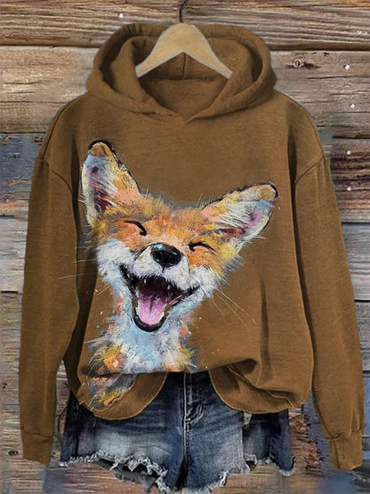 Women’s 3D Digital Print Hoodie – Casual Graphic Sweatshirt FitiqueFit