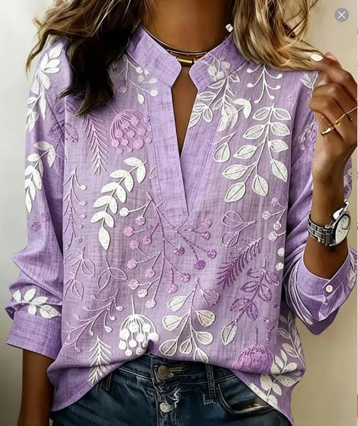 Women's 3D Digital Print Casual Shirt Top FitiqueFit