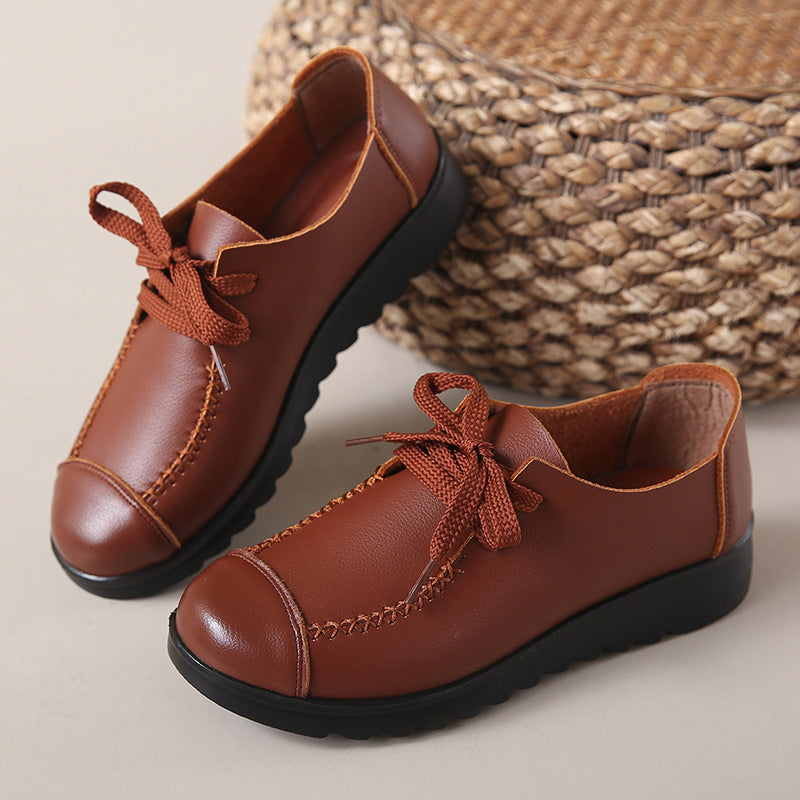Women’s Black Flat Work Shoes – Soft Sole Anti-Slip Flats FitiqueFit