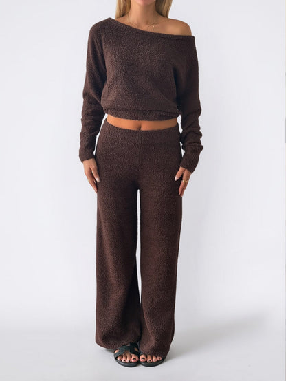 Sports Long-sleeved Sweater Trousers Suit Women Grayceful LLC