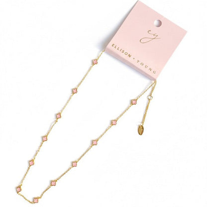Petite Colored Clover Necklace Shop Style & More | Fresh Looks, Everyday Deals & Free Shipping
