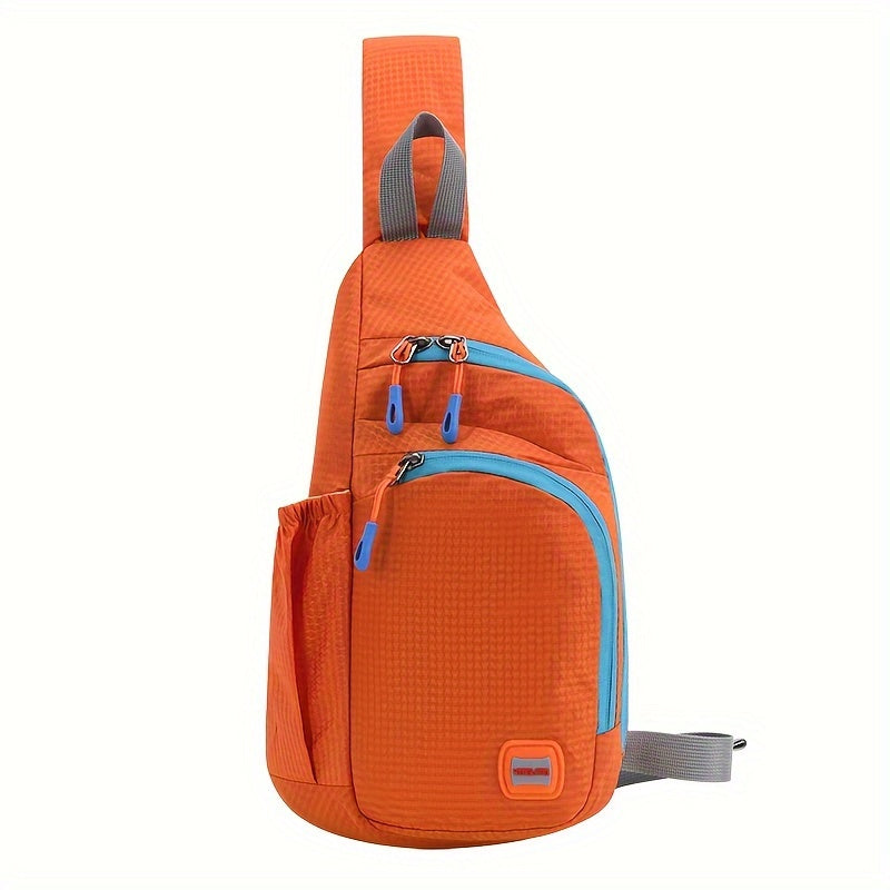 [Nylon Shoulder Bag] Nylon Shoulder Bag - Crossbody Chest Bag for Men and Women - Casual Sports Water Bottle Chest Bag - Outdoor Cycling Bag NovaCart
