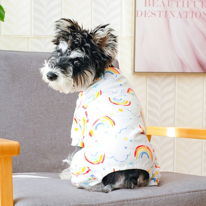 Pajamas with a Rainbow Design for Pet Dogs NovaCart