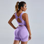Yoga Set Women's Vest And Shorts FitiqueFit