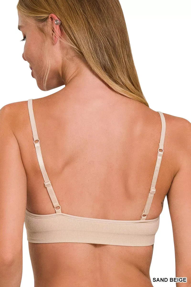 Zenana Seamless Classic Bra with Removable Bra Pads New Era Fashion LLc