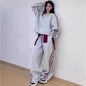 Womens Thickened AutumnWinter Hoodie And Casual Two-Piece Sports Set See size chart under “more details” The Fashion Celestial