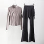Women’s Long Sleeve Running Set – Zip-Up Slim Fit Gym Outfit FitiqueFit