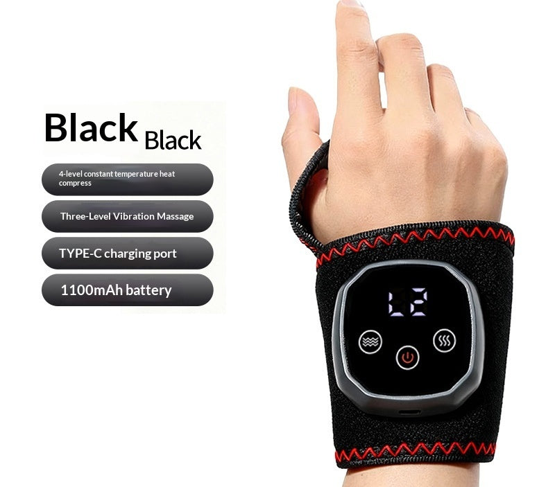 🦶 Electric Ankle Brace – Adjustable Hot Compress & Vibration Massage Support SmartPursue™