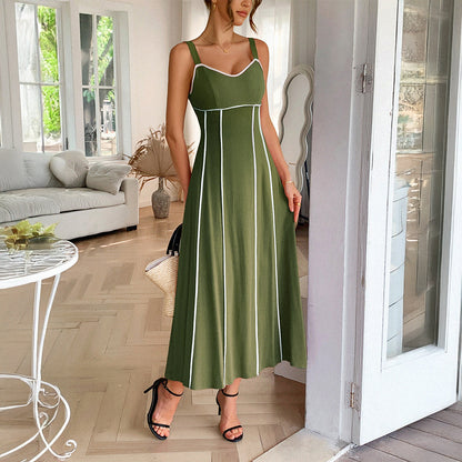 Leisure Vacation Style  Sling Dress Grayceful LLC