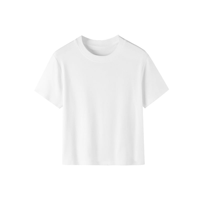Slim-Fit Solid Color Combed Cotton Top – 3 Colors, S–L FitiqueFit