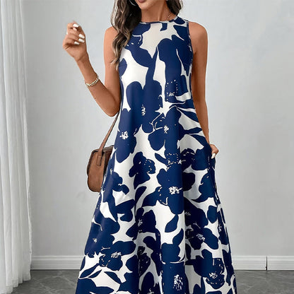 Dress Polyester Sleeveless Vest A- Line Skirt Grayceful LLC