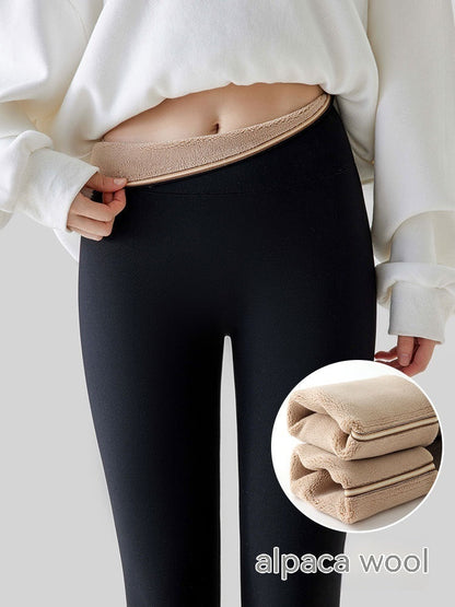 Fleece-Lined High-Waist Hip-Lift Leggings for Women FitiqueFit