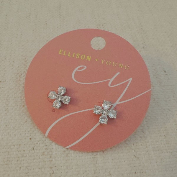 Radiant Sparkle Mini Cross Stud Earrings Shop Style & More | Fresh Looks, Everyday Deals & Free Shipping