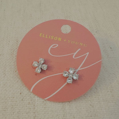 Radiant Sparkle Mini Cross Stud Earrings Shop Style & More | Fresh Looks, Everyday Deals & Free Shipping