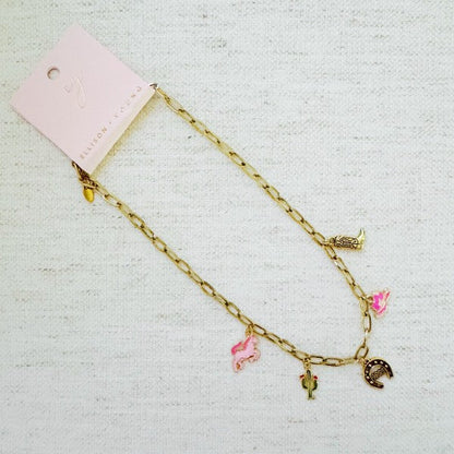 Yeehaw Rodeo Charm Necklace – Western Icons Shop Style & More | Fresh Looks, Everyday Deals & Free Shipping