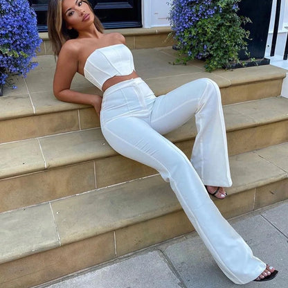 Opulence Flare Pantset Porshia By Porshia Banks