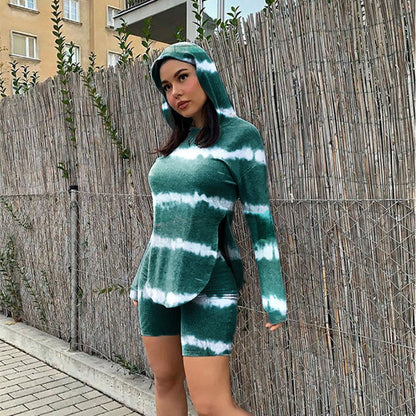 Women's Casual Fashion Hoodie Sports Two Piece Set See size chart under “more details” The Fashion Celestial
