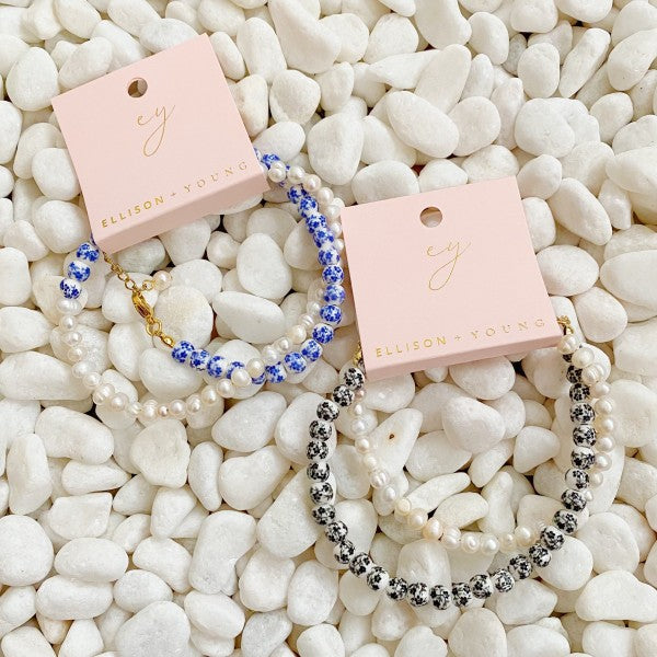 So Fresh Pearl And Porcelain Choker Necklace Shop Style & More | Fresh Looks, Everyday Deals & Free Shipping