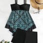 Plus Size Women's Printed Two-Piece Skirt Swimsuit, Sexy Printed Swimwear, Plus Size Style NovaCart